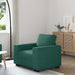 Sofastoel Donkergroen 100x77x82 cm Stof