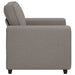Sofastoel Taupe 100x77x82 cm Stof