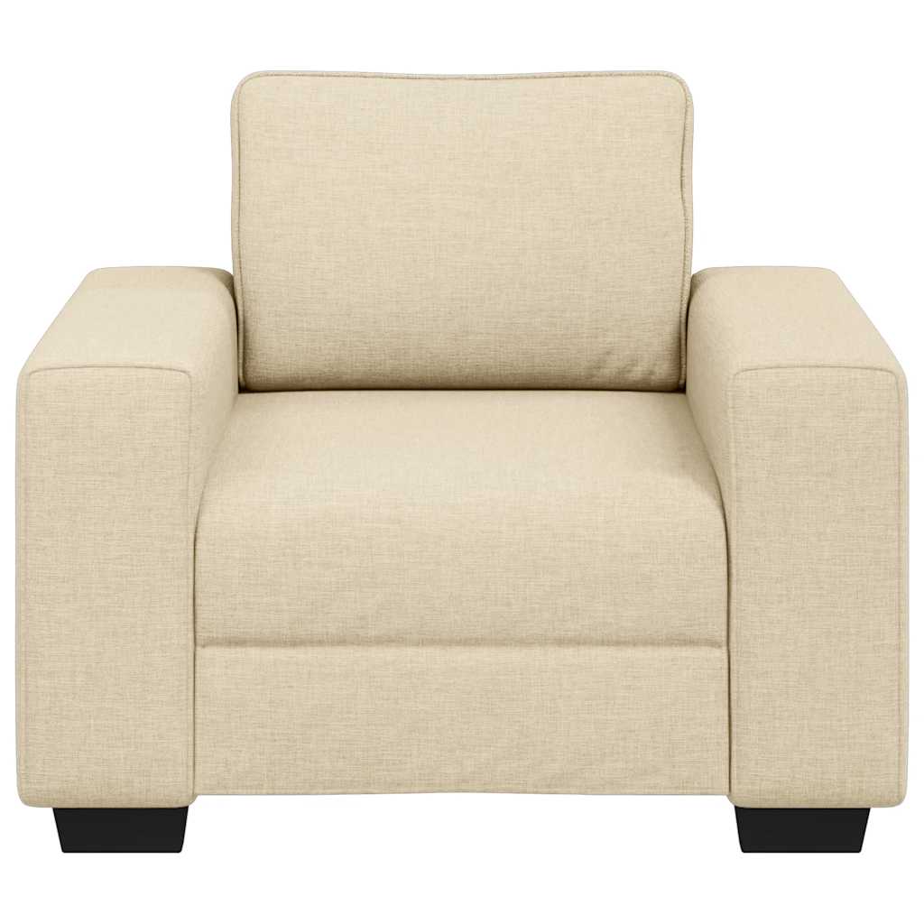 Sofastoel Crème 100x77x82 cm Stof