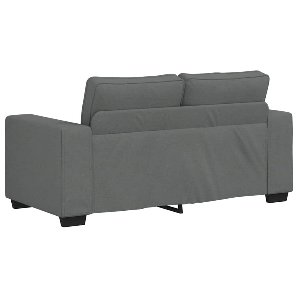 2-zitsbank 160x77x82 cm stof donkergrijs