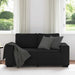 2-zitsbank 160x77x82 cm stof zwart
