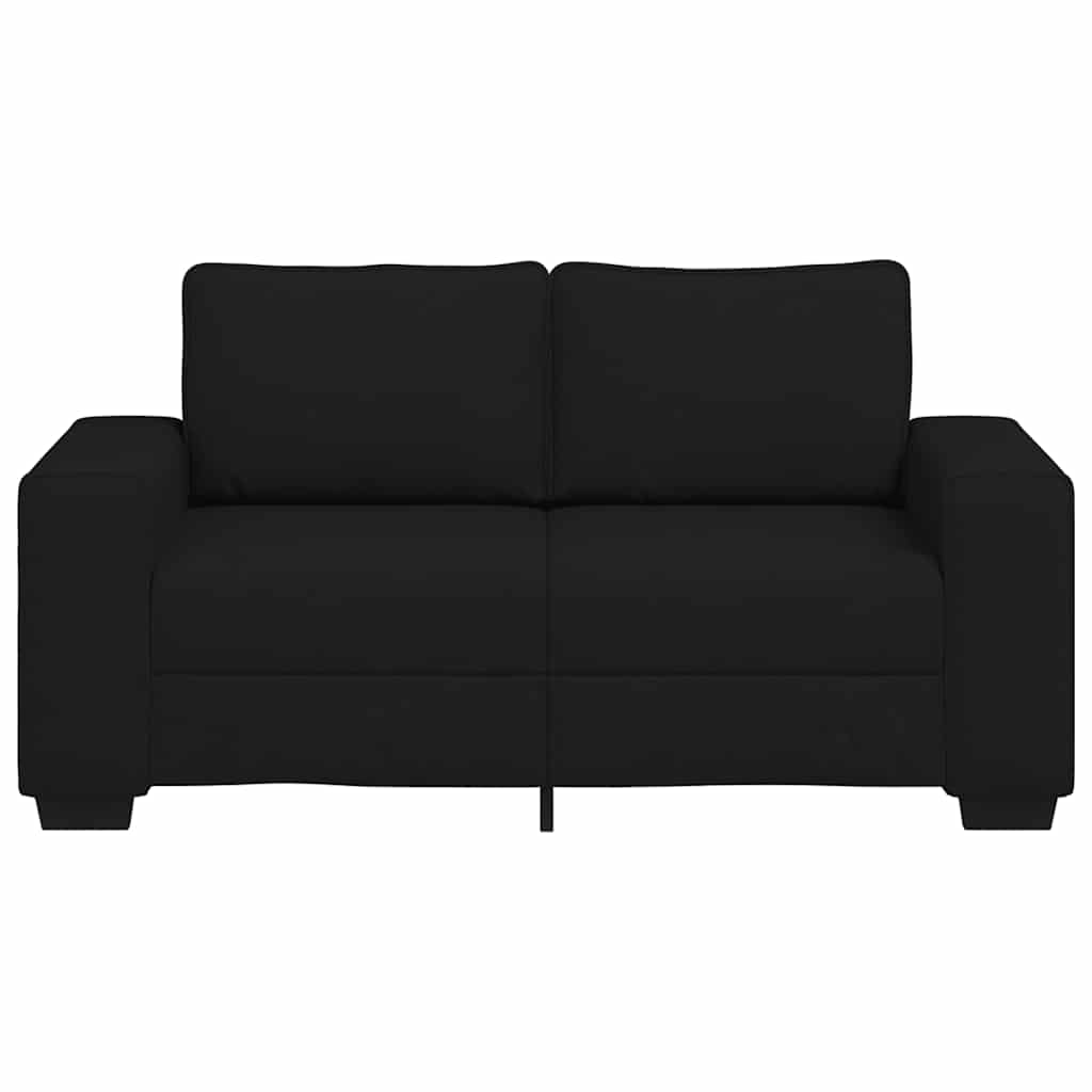 2-zitsbank 160x77x82 cm stof zwart