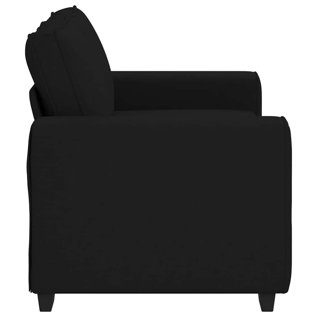 2-zitsbank 160x77x82 cm stof zwart