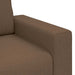 2-zitsbank bruin 160x77x82 cm stof