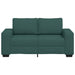 2-zitsbank donkergroen 160x77x82 cm stof