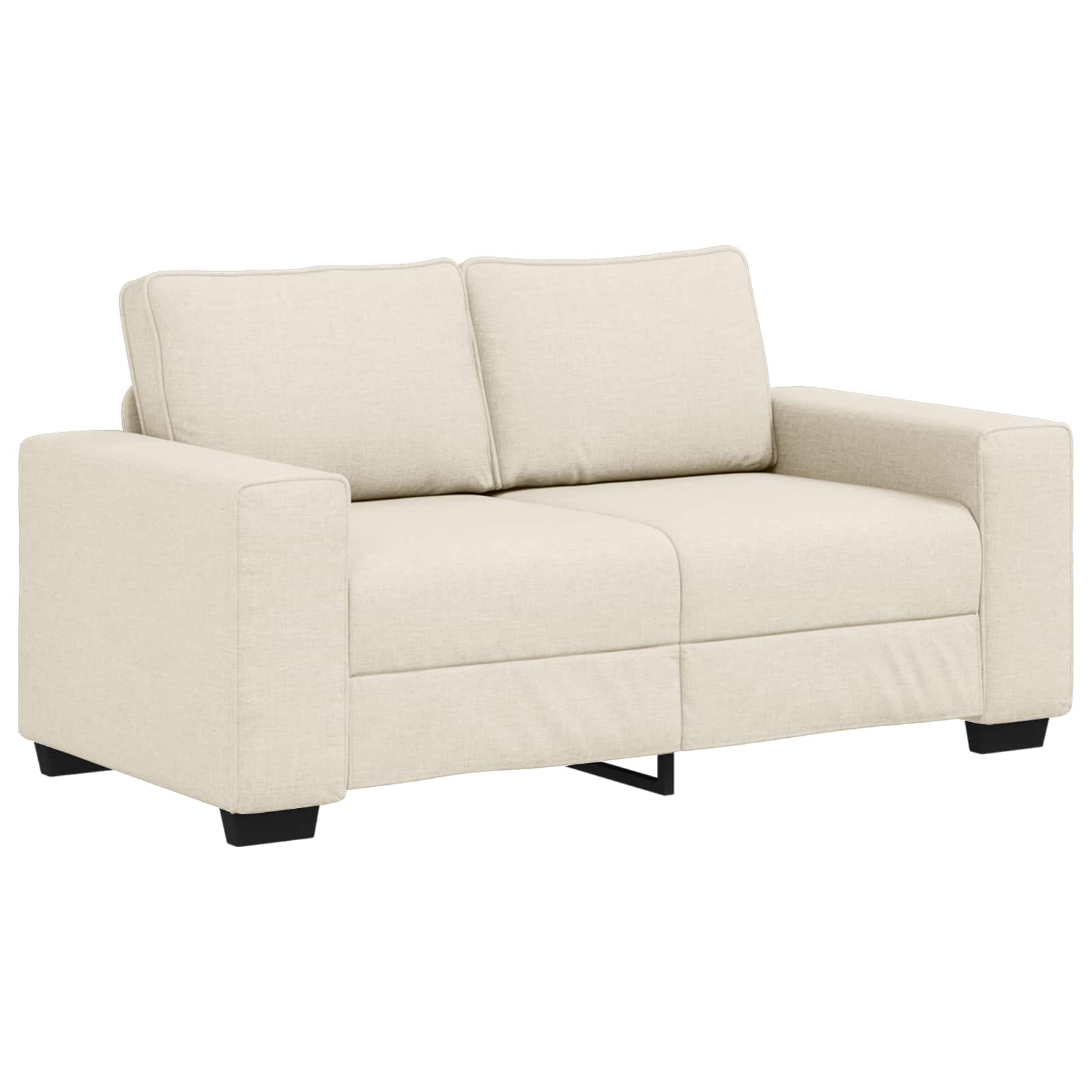 2-Zits Sofa Beige 160 cm Linnenmix Stoffen