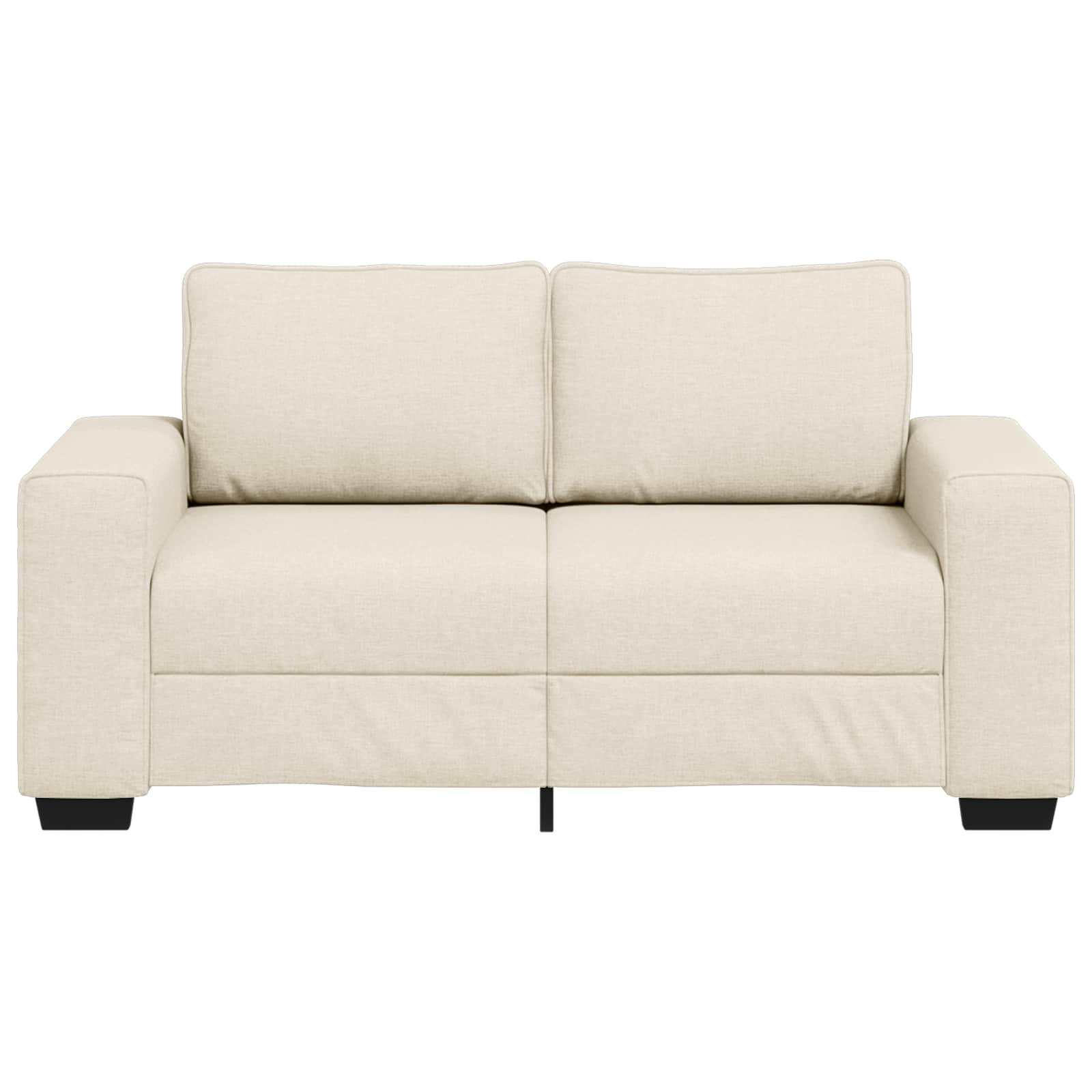 2-Zits Sofa Beige 160 cm Linnenmix Stoffen
