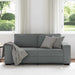 2-zitsbank 180x77x82 cm stof donkergrijs