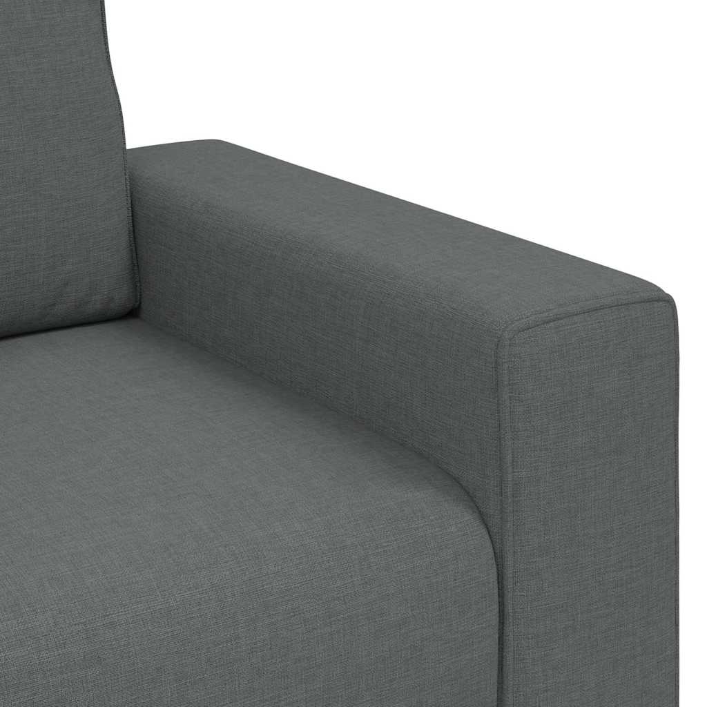 2-zitsbank 180x77x82 cm stof donkergrijs