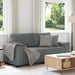 2-zitsbank 180x77x82 cm stof donkergrijs