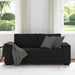2-zitsbank 180x77x82 cm stof zwart