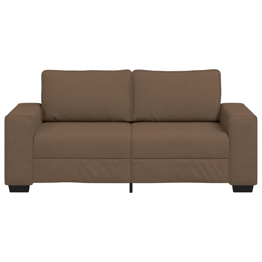 2-zitsbank bruin 180x77x82 cm stof
