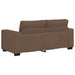 2-zitsbank bruin 180x77x82 cm stof