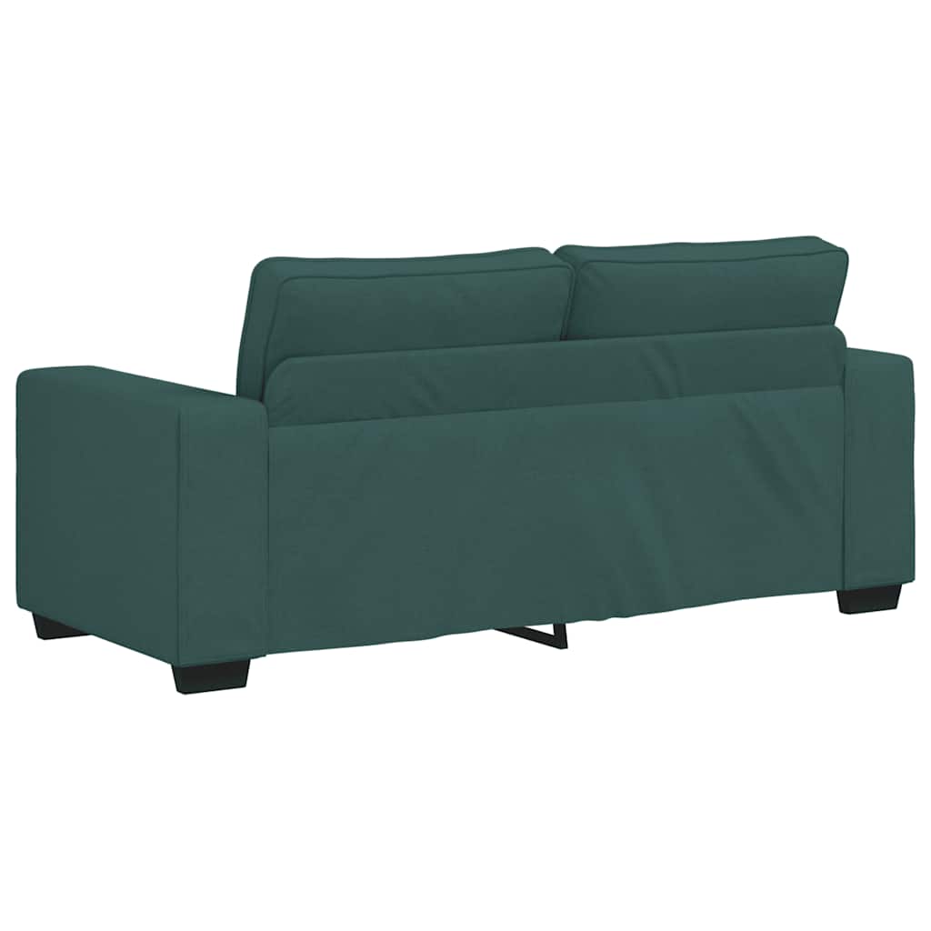 2-zitsbank donkergroen 180x77x82 cm stof
