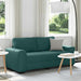 2-zitsbank donkergroen 180x77x82 cm stof