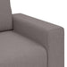 2-zitsbank Taupe 180x77x82 cm Stof