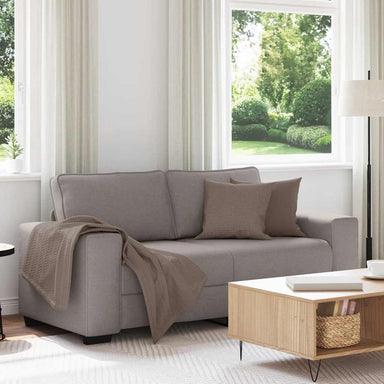 2-zitsbank Taupe 180x77x82 cm Stof