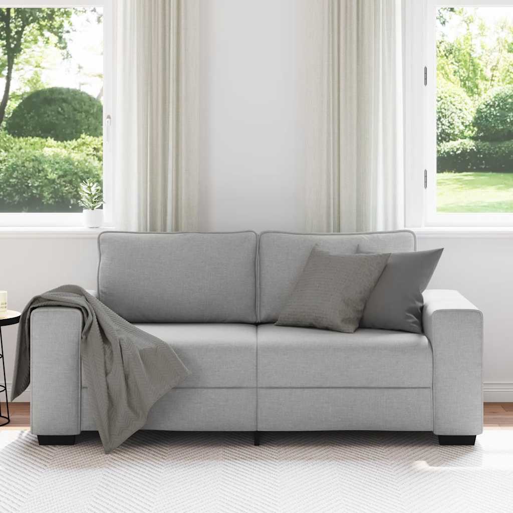 2-zitsbank Wolkengrijs 180x77x82 cm Stof