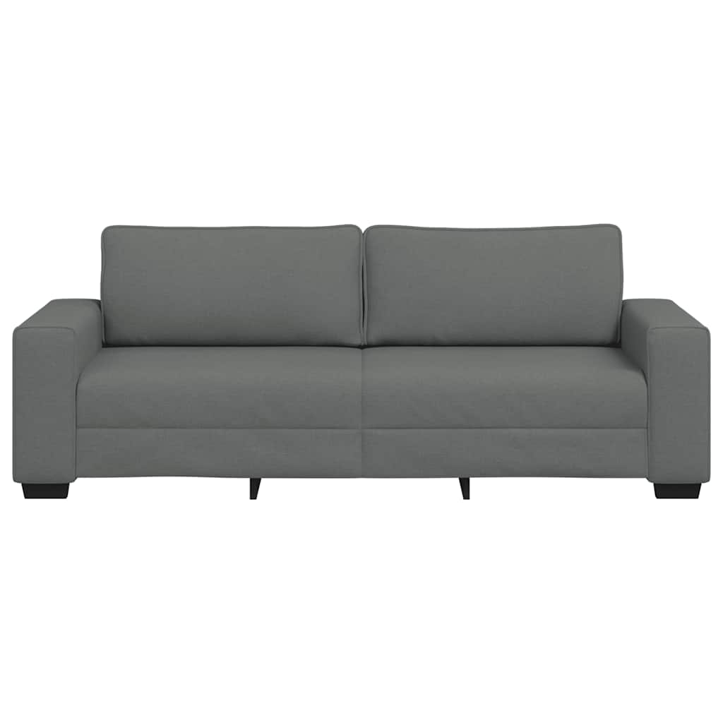 3-zitsbank 220x77x82 cm stof donkergrijs