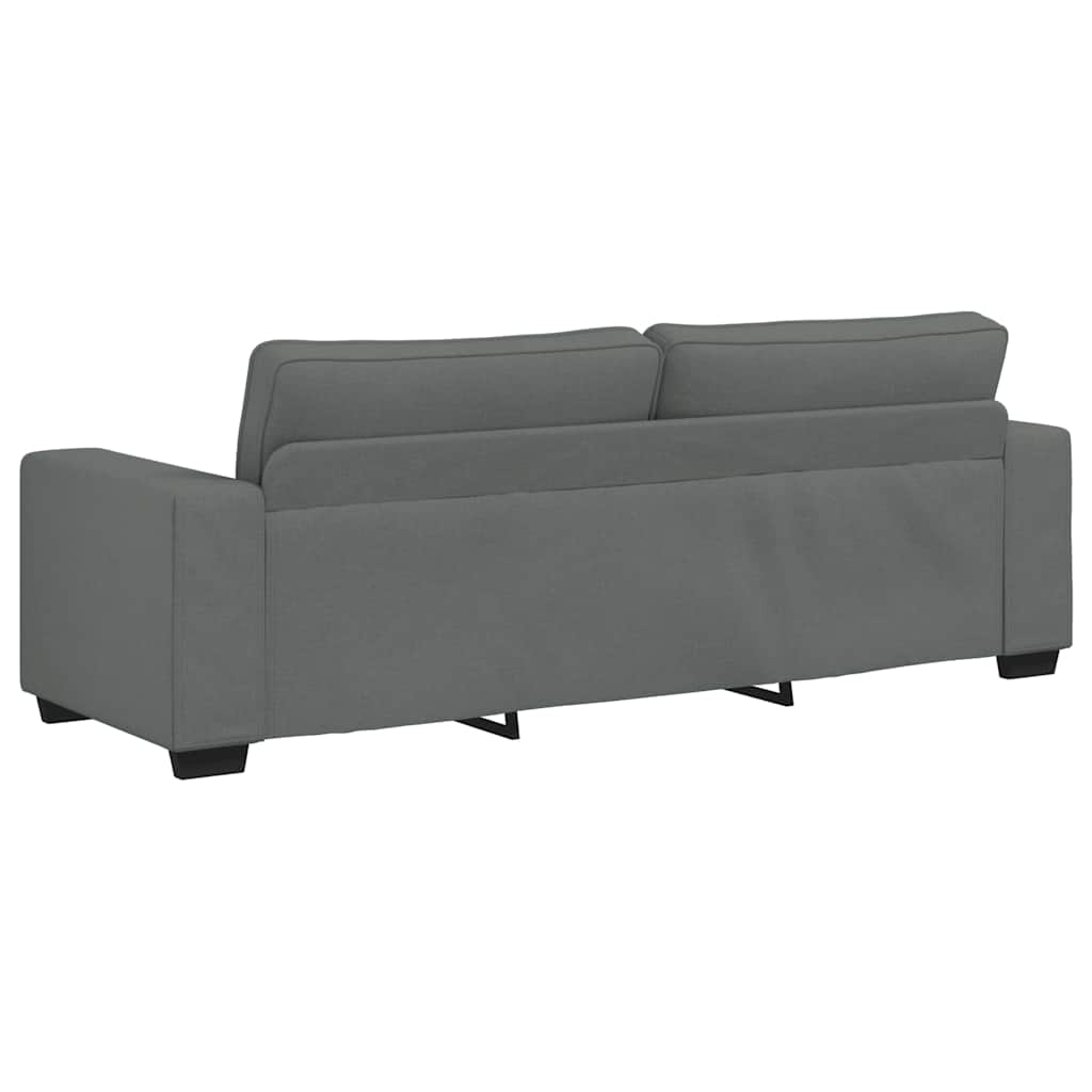 3-zitsbank 220x77x82 cm stof donkergrijs