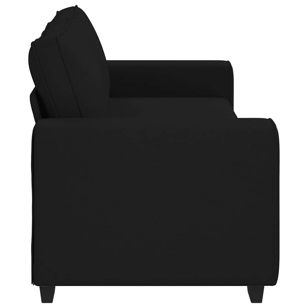 3-zitsbank 220x77x82 cm stof zwart