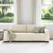 3-Zits Sofa Beige 220 cm Linnenmix Stoffen