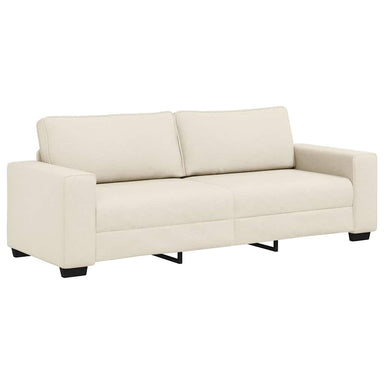 3-Zits Sofa Beige 220 cm Linnenmix Stoffen