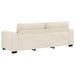 3-Zits Sofa Beige 220 cm Linnenmix Stoffen