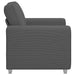 Fauteuil 100x77x82 cm corduroy stof donkergrijs