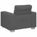 Fauteuil 100x77x82 cm corduroy stof donkergrijs