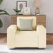 Sofastoel Crème 100x77x82 cm Corduroy Stof