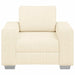 Sofastoel Crème 100x77x82 cm Corduroy Stof