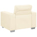 Sofastoel Crème 100x77x82 cm Corduroy Stof