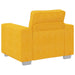 Sofastoel Lichtgeel 100x77x82 cm Corduroy Stof