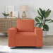 Sofastoel Rood Oranje 100x77x82 cm Corduroy Stof