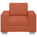 Sofastoel Rood Oranje 100x77x82 cm Corduroy Stof