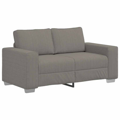 Loveseat Sofa Lichtgrijs 160x77x82 cm Corduroy Stof