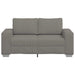 Loveseat Sofa Lichtgrijs 160x77x82 cm Corduroy Stof