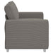 Loveseat Sofa Lichtgrijs 160x77x82 cm Corduroy Stof