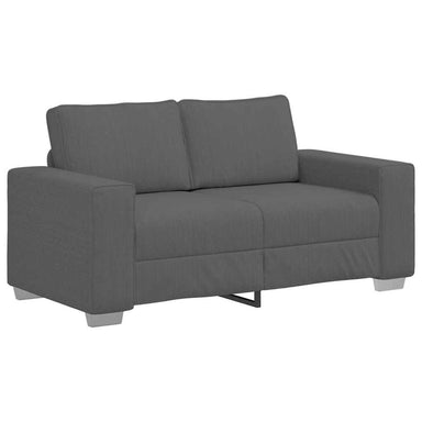 Loveseat bank 160x77x82 cm corduroy stof donkergrijs