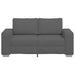 Loveseat bank 160x77x82 cm corduroy stof donkergrijs