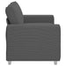 Loveseat bank 160x77x82 cm corduroy stof donkergrijs