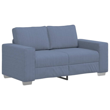 Loveseat Sofa Blauw 160x77x82 cm Corduroy Stof