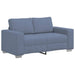 Loveseat Sofa Blauw 160x77x82 cm Corduroy Stof