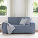 Loveseat Sofa Blauw 160x77x82 cm Corduroy Stof