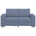 Loveseat Sofa Blauw 160x77x82 cm Corduroy Stof