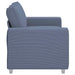 Loveseat Sofa Blauw 160x77x82 cm Corduroy Stof