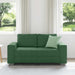 Loveseat Sofa Donkergroen 160x77x82 cm Corduroy Stof