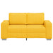 Loveseat Sofa Lichtgeel 160x77x82 cm Corduroy Stof