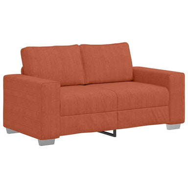 Loveseat Sofa Rood Oranje 160x77x82 cm Corduroy Stof